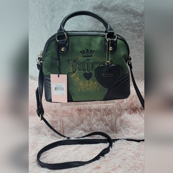 Juicy Couture Super Greens Heritage Satchel - Picture 2 of 8